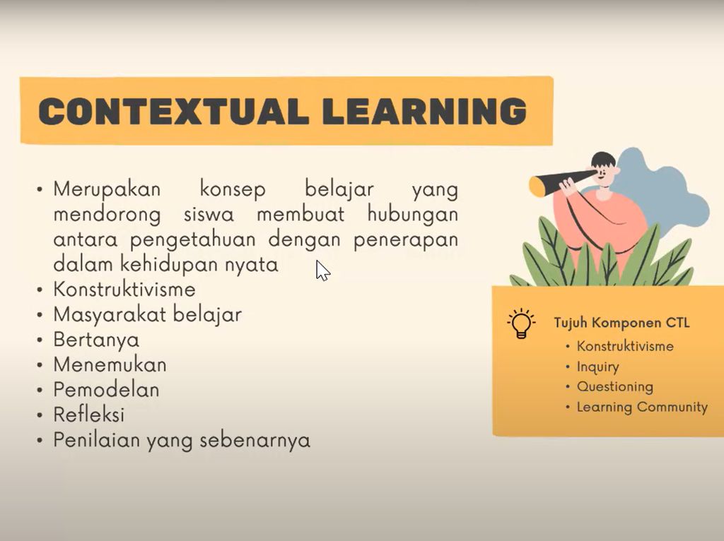 7 Komponen Contextual Learning di Konsep Merdeka Belajar