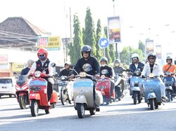 Guyub Bareng Skuteris, Bupati Rencanakan Bikin Event Vespa di Kediri