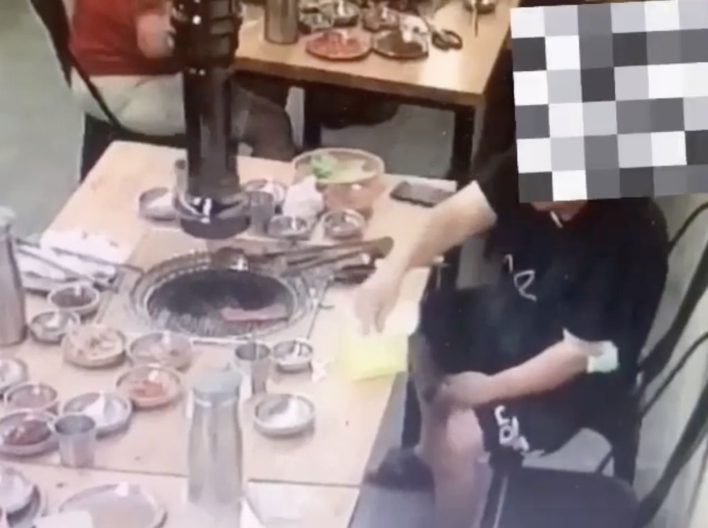 Kacau! Pria Ini Curi 5 Set Piring dan Alat Makan dari Resto BBQ Korea