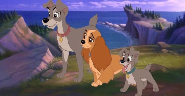 Lady and the Tramp/Foto: Instagram.com/sarahconte2a Pesen buruk yang tersembunyi dalam film lawas Disney