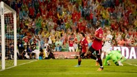 Satu-satunya gol di babak kedua dicetak oleh Facundo Pellistri lewat serangan balik cepat. Foto: Manchester United via Getty Imag/Ash Donelon