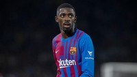 Ousmane Dembele yang sudah perpanjang kontrak akan manjakan para penyerang Barcelona. Musim lalu, dirinya kemas 13 assist dari 21 laga di Liga Spanyol (Getty Images)