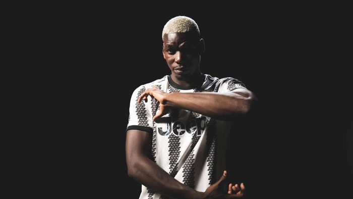 TURIN, ITALY - JULY 09: Paul Pogba poses at the Juventus training center on July 9, 2022 in Turin, Italy. (Photo by Daniele Badolato - Juventus FC/Juventus FC via Getty Images)