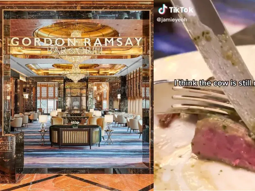 Makan di Resto Gordon Ramsay Malaysia, Netizen Ini Dapat Steak Mentah