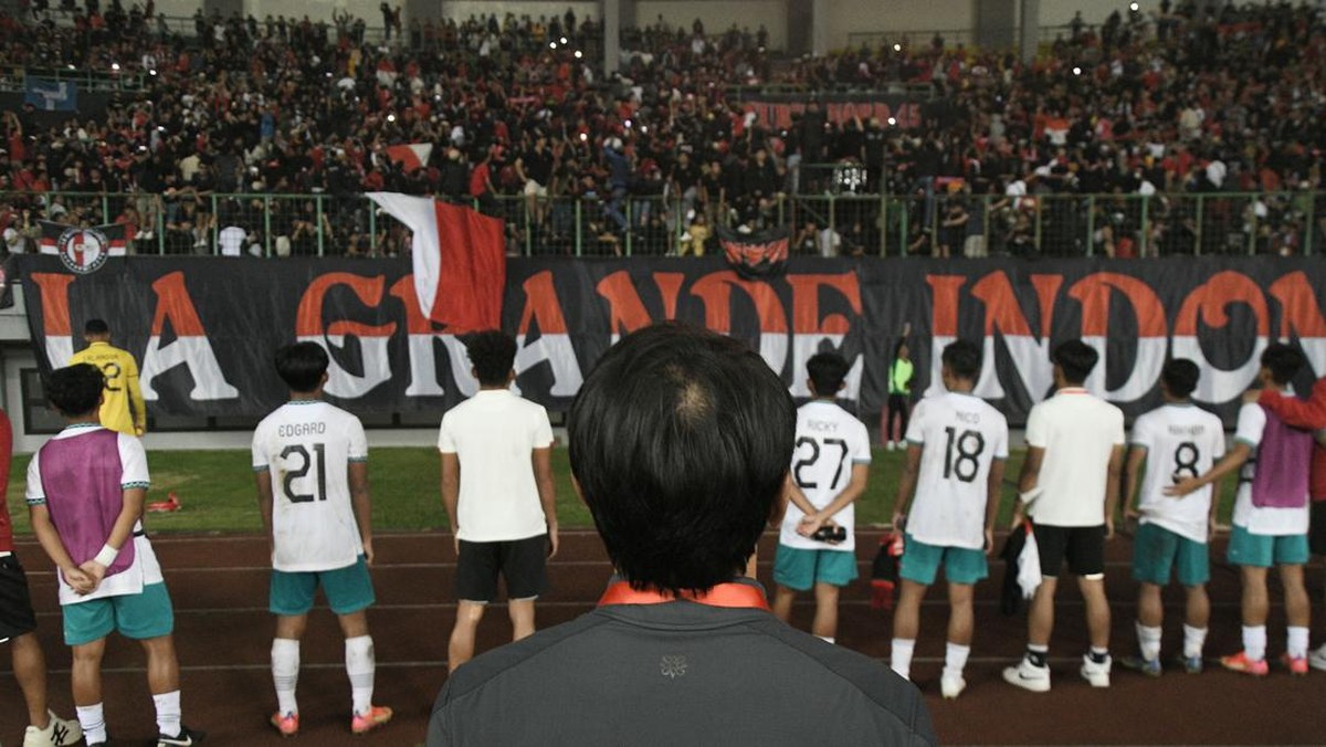 Pelatih Indonesia U-19 Shin Tae-yong menyindir Thailand dan Vietnam yang main mata (ANTARA FOTO/Fakhri Hermansyah)