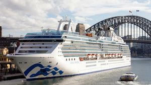 Foto Kapal Pesiar di Sydney yang Batal Berlayar karena Kasus Covid-19