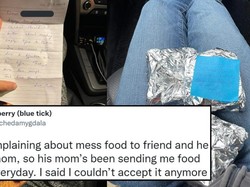 Bikin Iri, Wanita Ini Selalu Dikirimkan Bekal Makanan Oleh Ibu Temannya