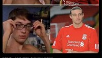 Andy Carroll adalah striker yang dulu gagal walaupun sudah dibeli mahal oleh Liverpool. Foto: dok. Twitter
