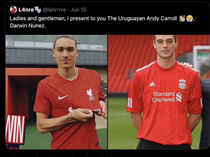 Darwin Nunez, MU vs Liverpool