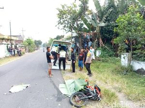 Pengendara Motor Ninja di Blitar Tewas Tabrak Truk