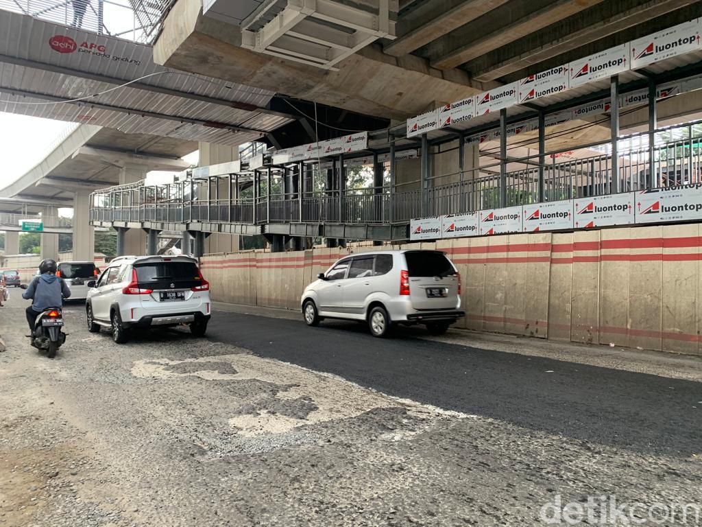 Jl MT Haryono-Rasuna Said Dekat LRT Akan Diperbaiki Permanen Bulan Ini Jl MT Haryono-Rasuna Said Dekat LRT Akan Diperbaiki Permanen Bulan Ini