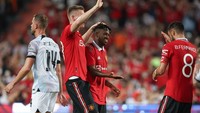 Kali ini Fred yang mencatatkan namanya di papan skor. Foto: Getty Images/Matthew Ashton - AMA