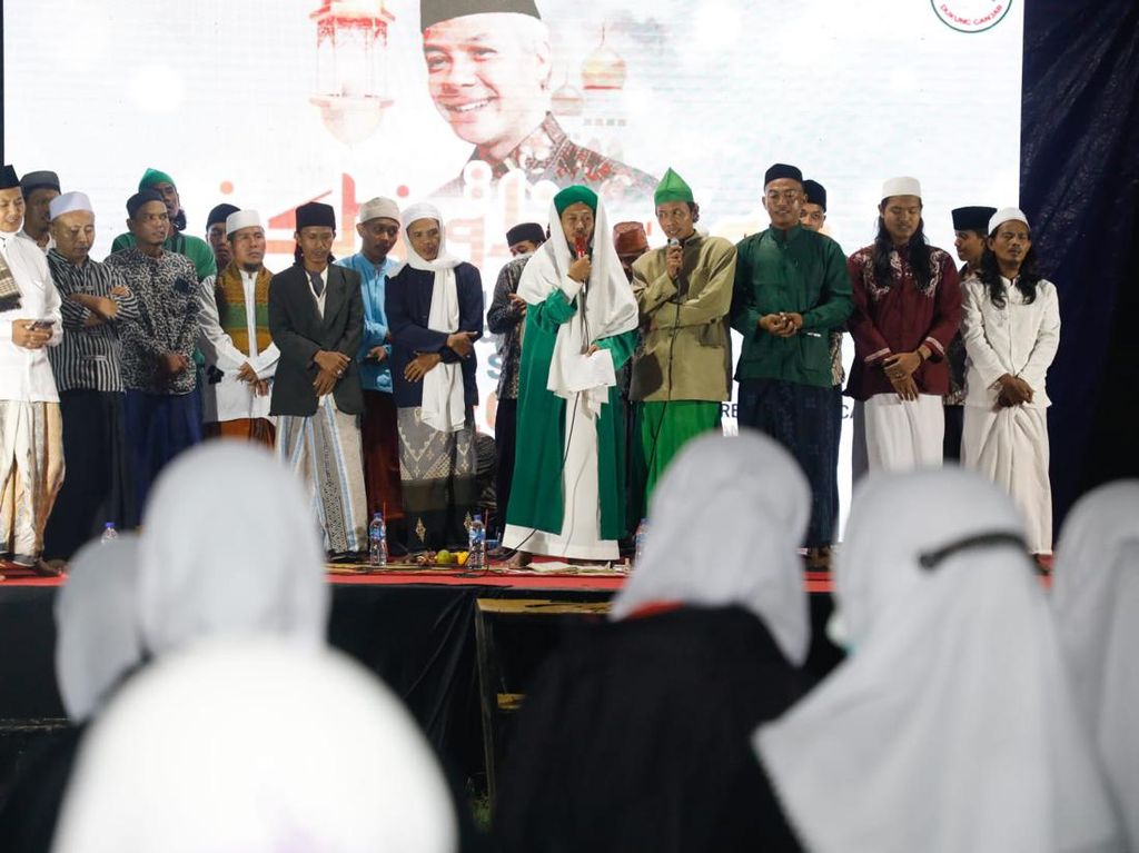 Santri di Banten Gelar Doa dan Selawat Dukung Ganjar Maju Nyapres