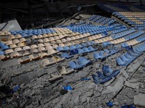 Kondisi Stadion Bola di Ukraina yang Amburadul Dirudal Rusia