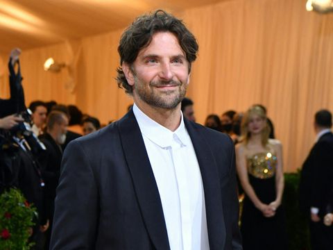 US actor Bradley Cooper arrives for the 2022 Met Gala at the Metropolitan Museum of Art on May 2, 2022, in New York. - The Gala raises money for the Metropolitan Museum of Art's Costume Institute. The Gala's 2022 theme is 