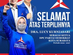 DPD Buka Suara Usai Beredar Foto Ucapan Lucy Jadi Ketua Demokrat Surabaya