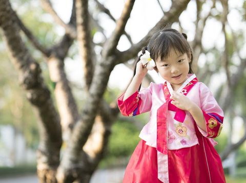 Ilustrasi anak-anak Korea Selatan