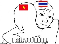 Kini Vietnam dan Thailand bisa saling menghibur untuk sementara, meski nanti akan harus berduel lagi untuk perebutan tempat ketiga. (Foto: Twitter/Internet)