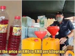 Heboh! Warga Malaysia Temukan Minyak Goreng Dioplos Minyak Doa