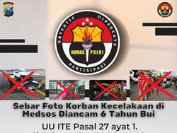 Sebar Foto Korban Kecelakaan di Medsos Bisa Dipidana 6 Tahun Penjara