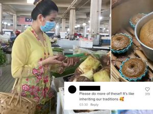 Wanita Malaysia Ini Disangka Orang Indonesia Gegara Berkebaya Sambil Masak