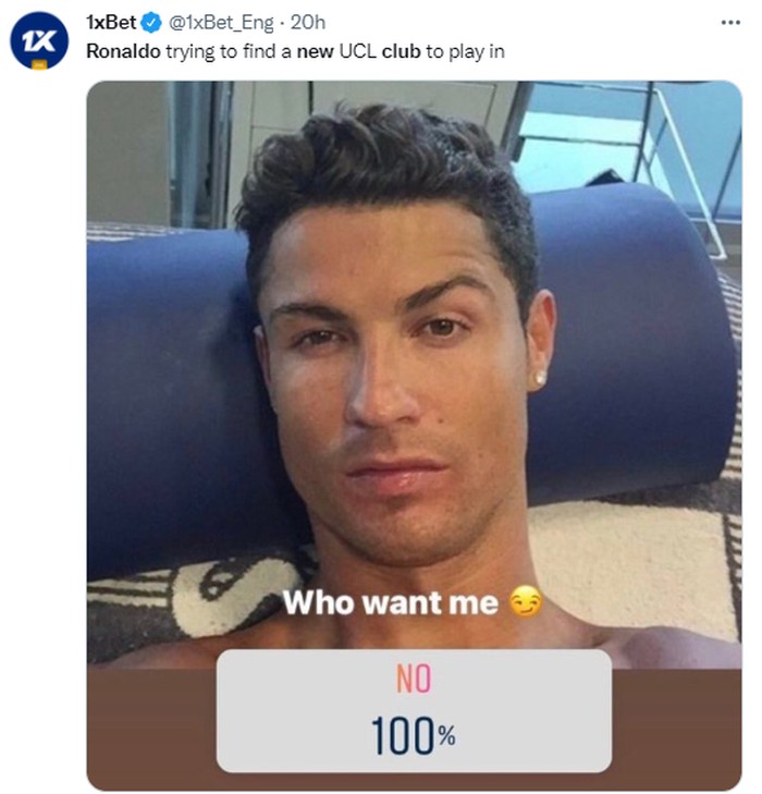 Meme Cristiano Ronaldo ditolak berbagai klub top Eropa.