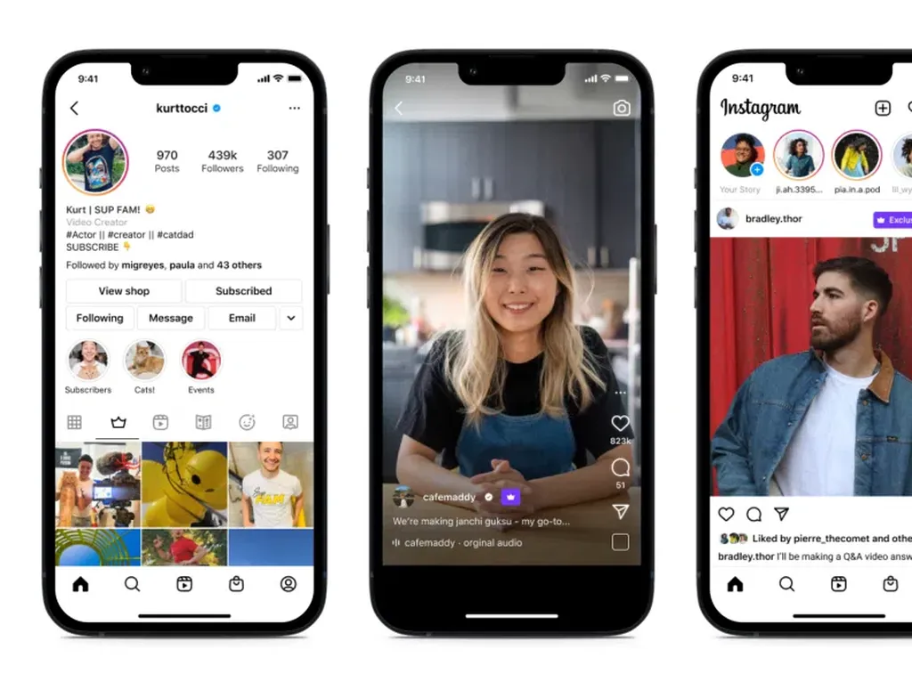 Kreator Instagram Kini Bisa Bikin Konten Eksklusif untuk Subscriber Kreator Instagram Kini Bisa Bikin Konten Eksklusif untuk Subscriber