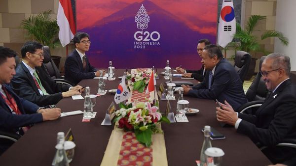 Momen Para Gubernur Bank Sentral Bertemu di Bali