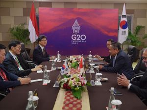 Momen Para Gubernur Bank Sentral Bertemu di Bali