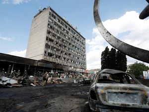 Penampakan Kota Vinnytsia Porak Poranda Digempur Rusia