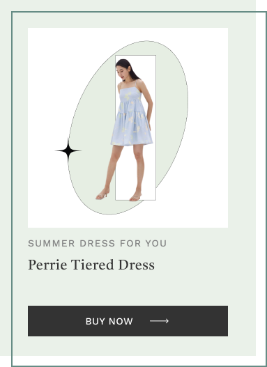 Perrie Tiered Dress by Love, Bonito