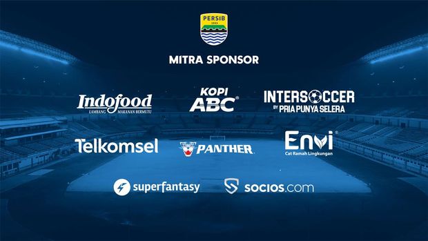 Persib Bandung dan sponsor-sponsornya.