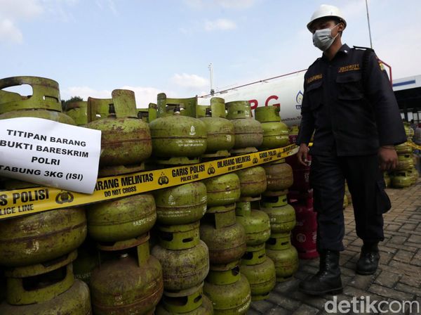 Gas Oplosan Bersubsidi di Jaktim Digerebek Polisi