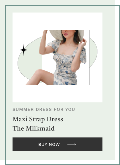 The Milkmaid Maxi Strap Dress by Tales and Wonders