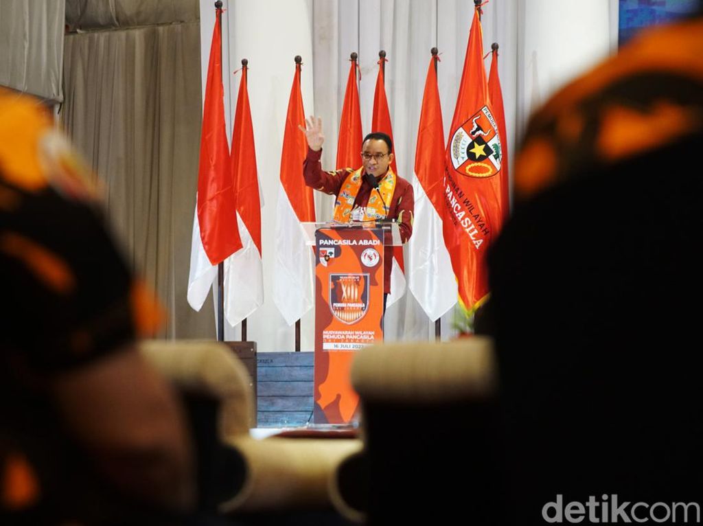 Hadiri Acara Pemuda Pancasila Jakarta, Ini Harapan Anies Baswedan