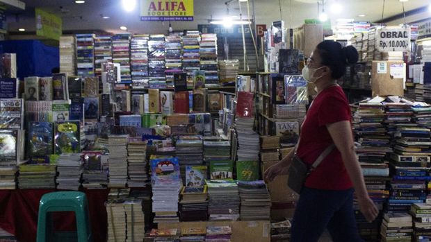 Geliat Penjualan Buku Bekas di Blok M Square Blok M jadi salah satu lokasi berburu buku bekas.