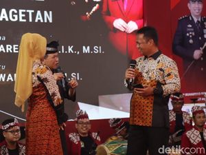 Kirun Melucu di Acara Pergantian Kapolres Magetan: Saya Ndak Mikir Amplopnya