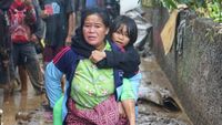Deretan Foto Dahsyatnya Banjir Bandang Amukan Sungai Cimanuk Garut