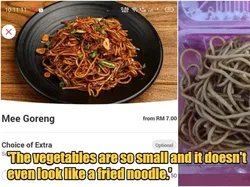Beli Mie Goreng Zonk Via Online, Tampilannya Malah Mirip Cacing