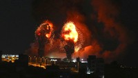 Pabrik Senjata Hamas Meledak Diserang Roket Israel