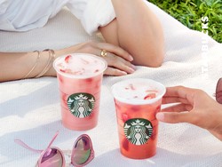 Segar Unik! Minuman Strawberry Ini Dicampur Lemon hingga Susu Kelapa