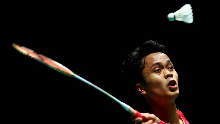 Anthony Sinisuka Ginting juara Singapore Open 2022. (Foto: Getty Images/Yong Teck Lim) Anthony Sinisuka Ginting juara Singapore Open 2022. (Foto: Getty Images/Yong Teck Lim)