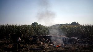 Jatuh di Yunani, Pesawat Kargo Ukraina Hancur Berkeping-keping
