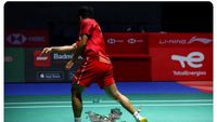 Aksi Ginting Banting Raket Jadi Bahan Meme Baru