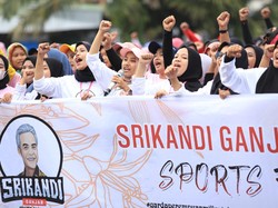 Tebar Inspirasi Ganjar, Ribuan Srikandi di Sumut Gelar Sports Fest