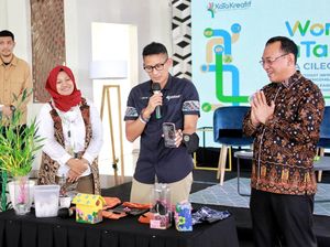 Telepon Sang Istri, Sandiaga Uno Bantu Borong Kerajinan UMKM Cilegon