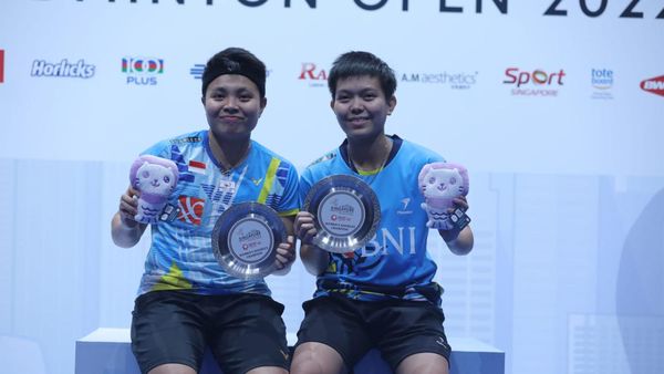 Foto: 3 Wakil Merah Putih Juara Singapore Open 2022