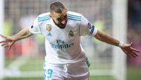 Karim Benzema memang kerap bermain melebar di era Cristiano Ronaldo. Namun setelah Ronaldo pergi, Benzema ternyata lebih tokcer (Getty Images)