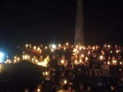 Aksi Nyalakan 1.000 Lilin, Warga Taput Doakan Brigadir J