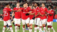 Manchester United jalani tur pramusim dengan gemilang. Menangi tiga laga, cetak 11 gol, kebobolan dua kali (Getty Images)
